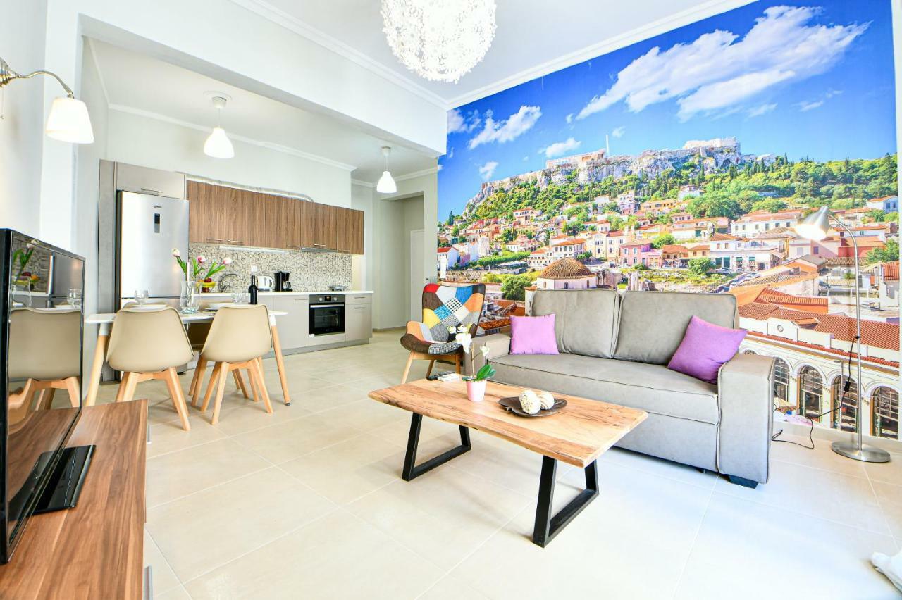 Ferienwohnung Renovated Flat In Athens Perfect Location Exterior foto